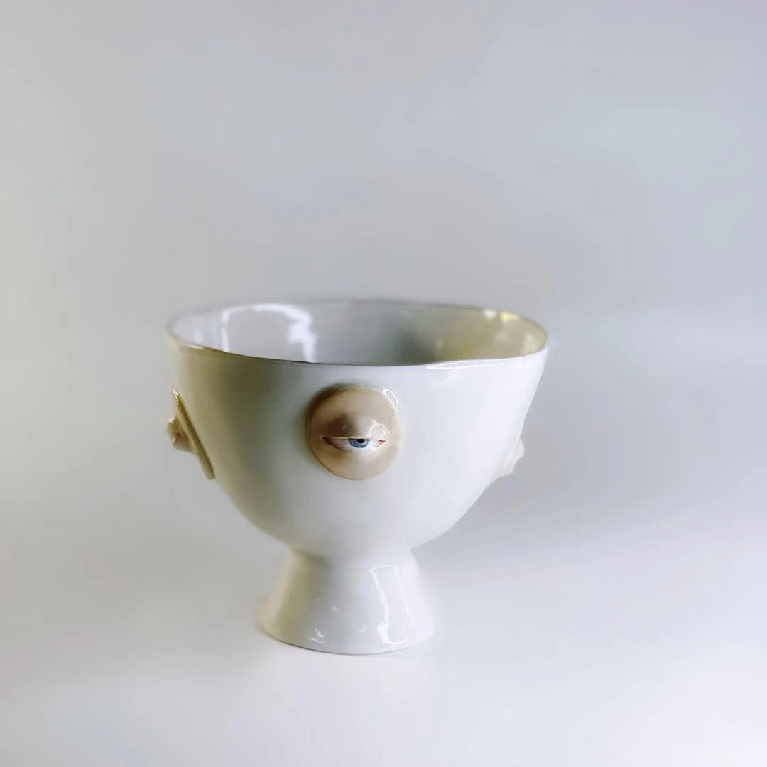 Бокал. Фарфор · Глазурь, 2022